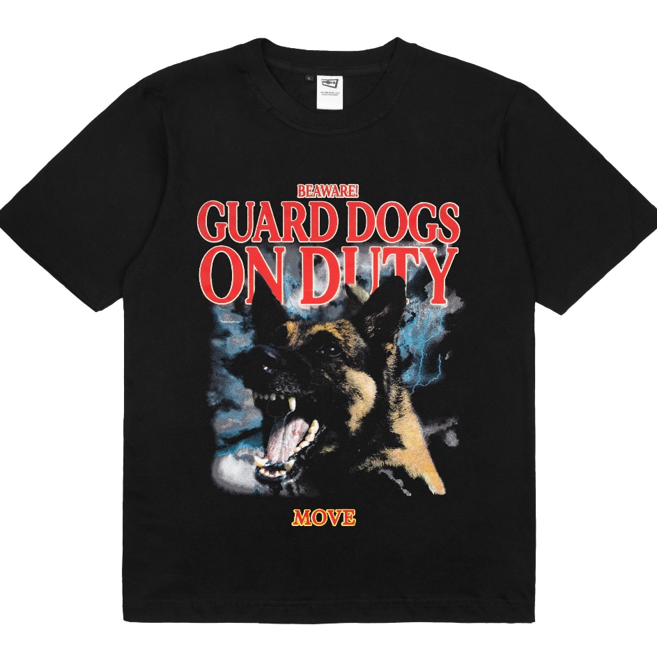 MOVE  TSHIRT BAJU KAOS DISTRO COMBED PRIA WANITA CEWEK COWOK STREETWEAR KEKINIAN KEREN TERLARIS  DOG
