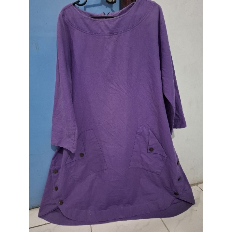 dress jumbo lilac murah