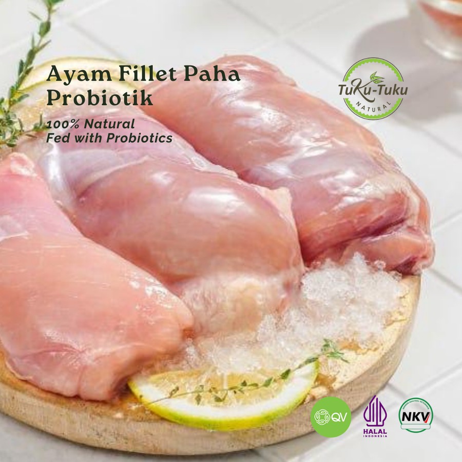 

Fillet Paha Ayam Probiotik Organik Frozen (800-1000gr)