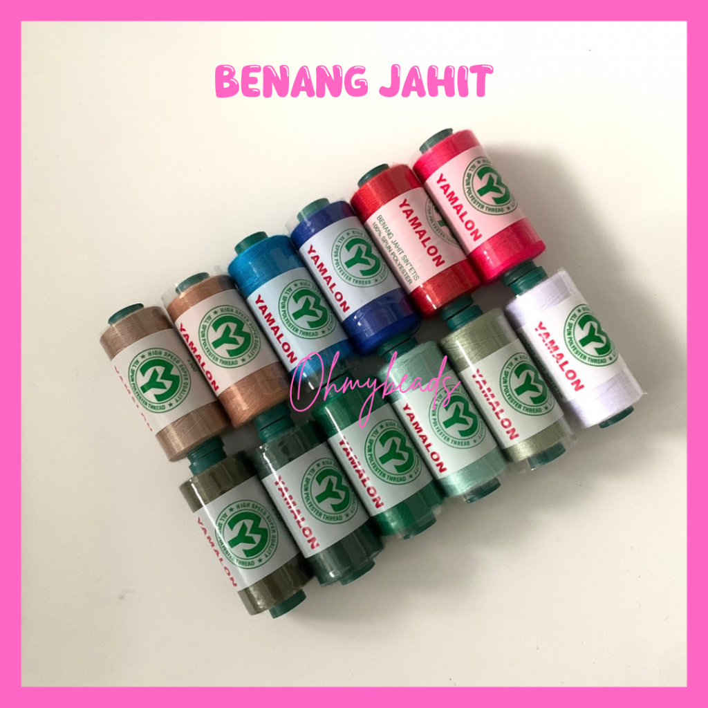 Yamalon Benang Jahit 500 Yard 40/2 warna lengkap