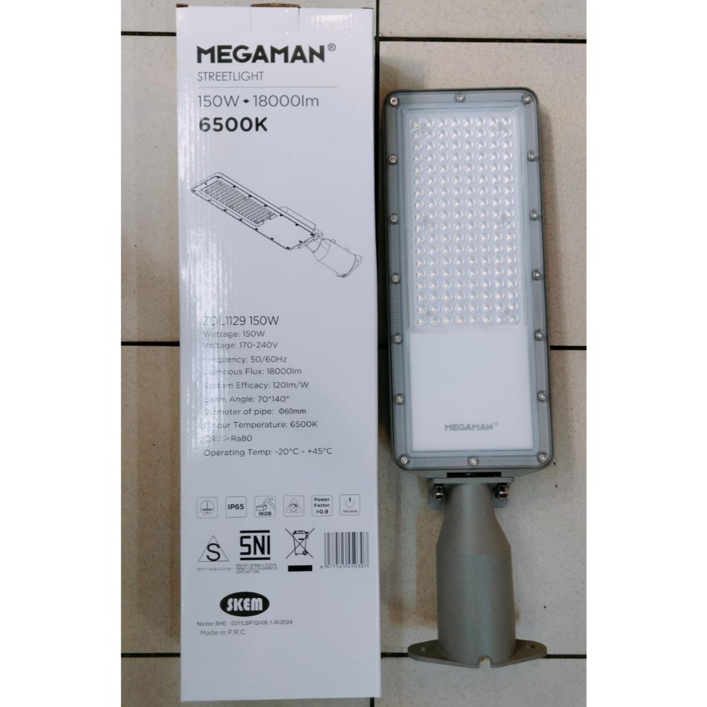 MEGAMAN LAMPU LED PJU 50WATT LAMPU PENERANGAN JALAN