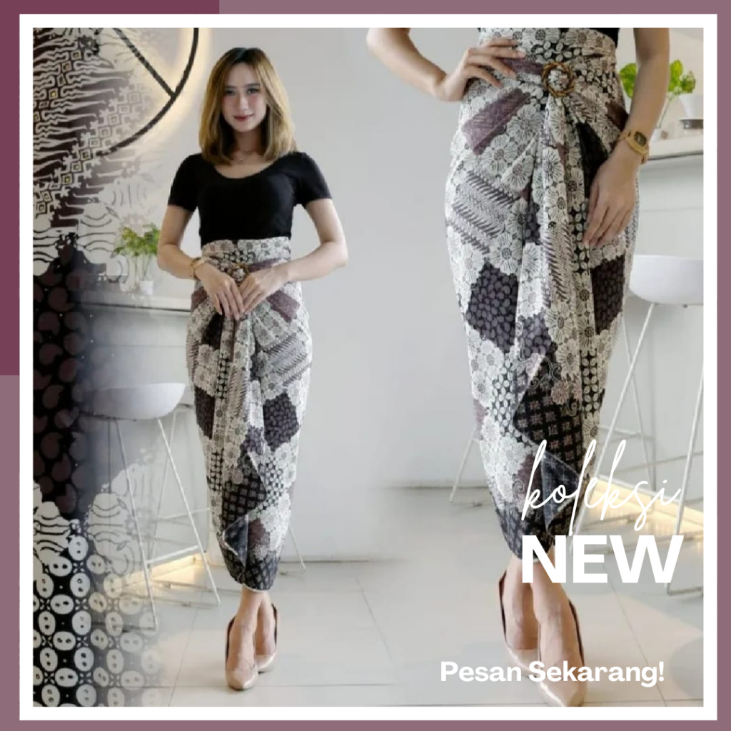 ROK LILIT BATIK SATIN PREMIUM BAWAHAN KEBAYA JARIK SATIN PREMIUM ADAT JAWA rok lilit wanita motif ba