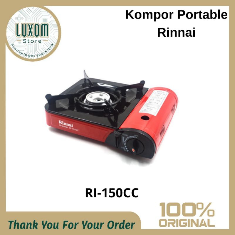 Kompor Portable rinnai RI-150CC/kompor portable/kompor rinnai/kompor camping/kompor piknik/portable