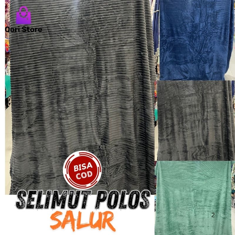 Qori Store -  Selimut Salur Polos  Uk 180*200cm / Selimut Salur Polos /  Selimut Salur / Selimut  Sa