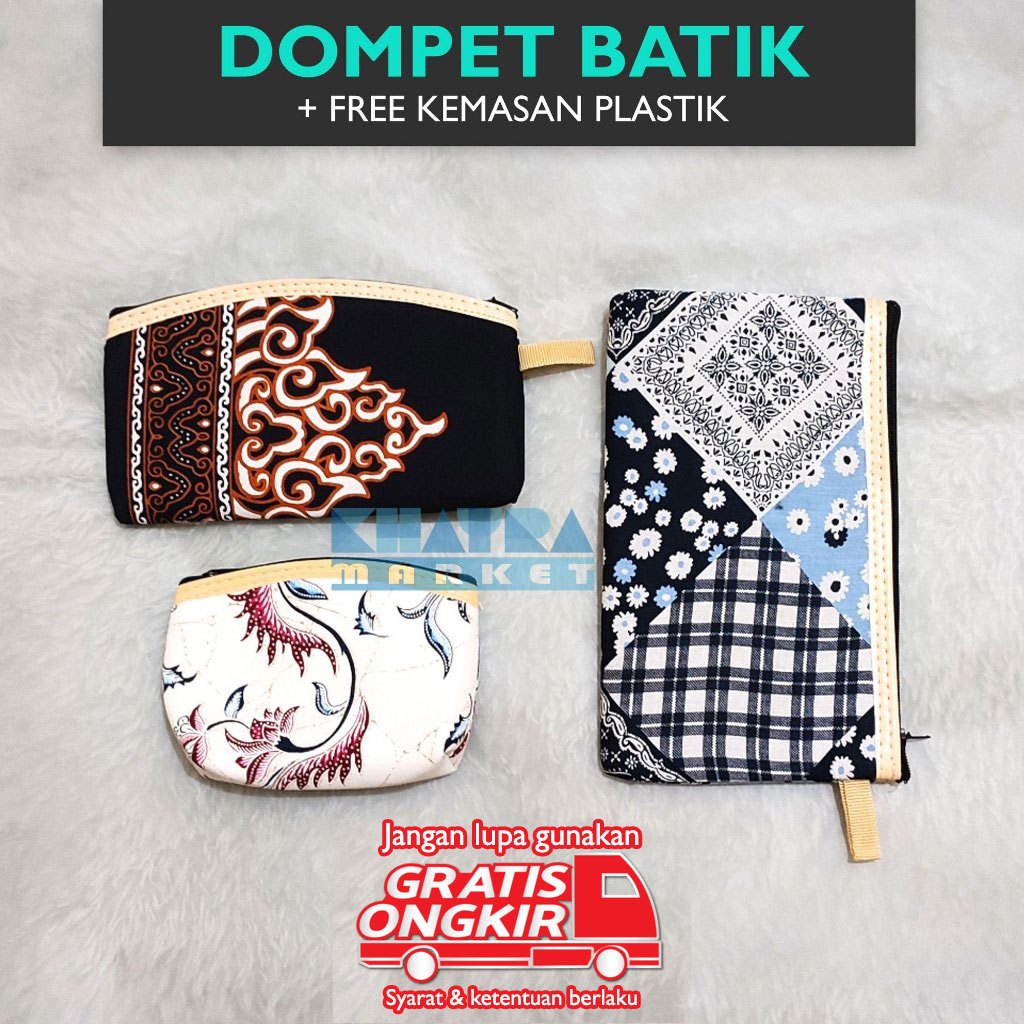 Sovenir Nikah Dompet Batik - Souvenir Pernikahan Murah Grosir - Souvenir pouch batik