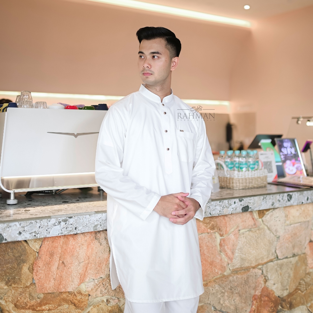 Syfa Rahman - Baju Kemeja Koko Setelan Pakistan Lengan Panjang Issa Series