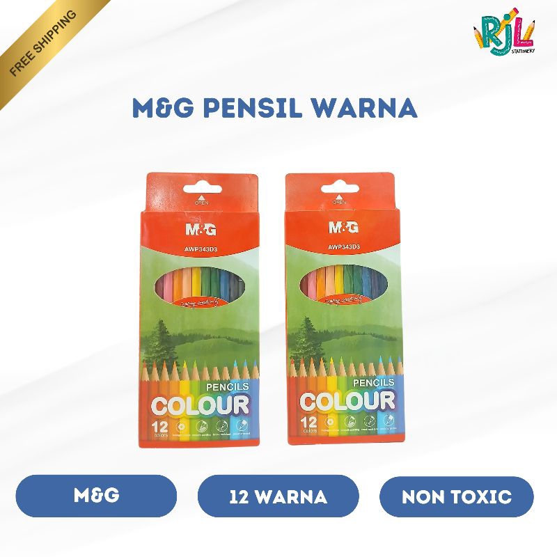 

M&G Pensil Warna | 12 Warna | Non Toxic