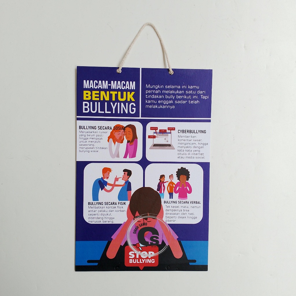 

Hard Poster Macam Macam Bentuk Bullying -Stop Bullying - Hard Poster Perundungan