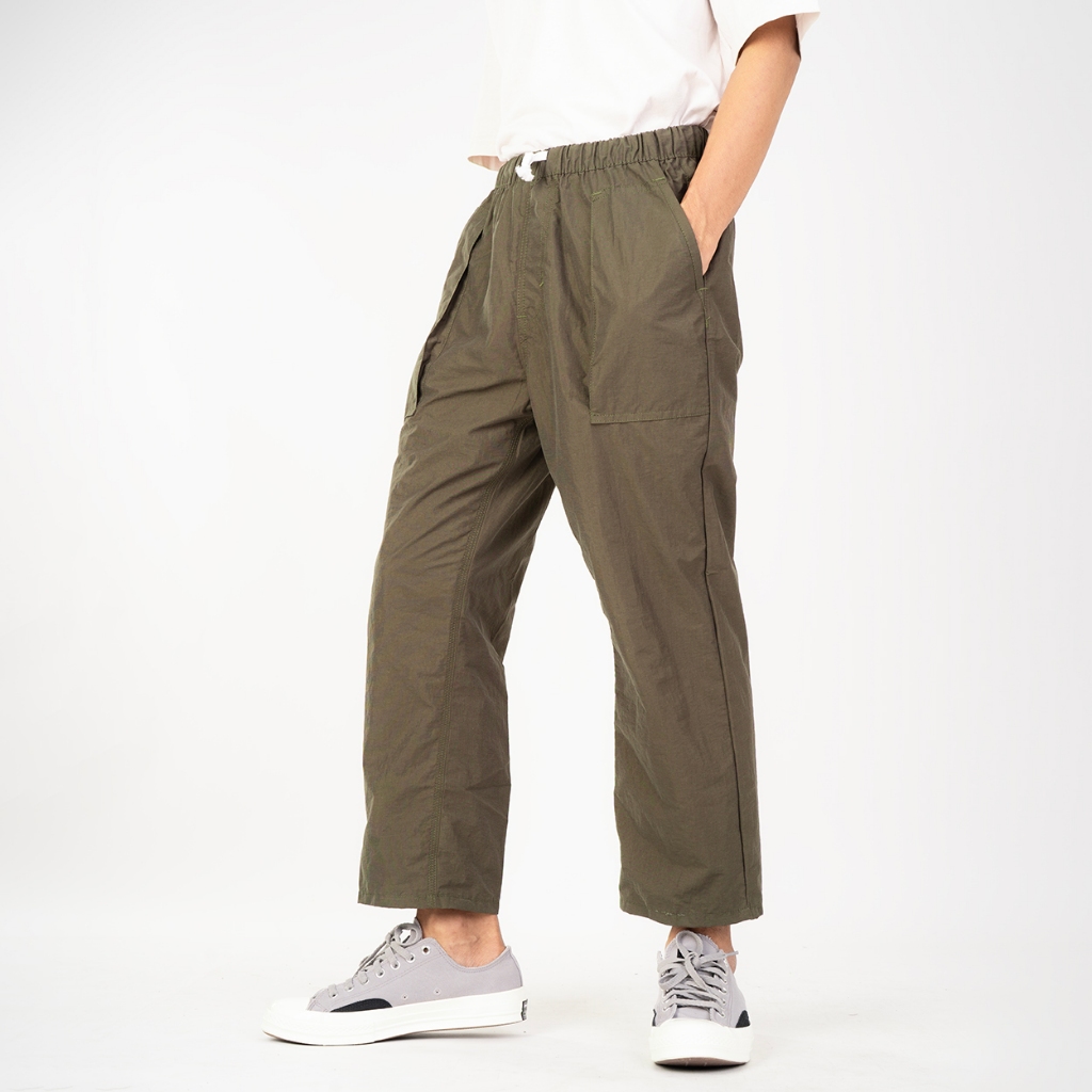 BASMALA - Celana Pangsi Laki-Laki Dewasa Warna Army Bahan Sogo Celana Komprang Aneka Warna