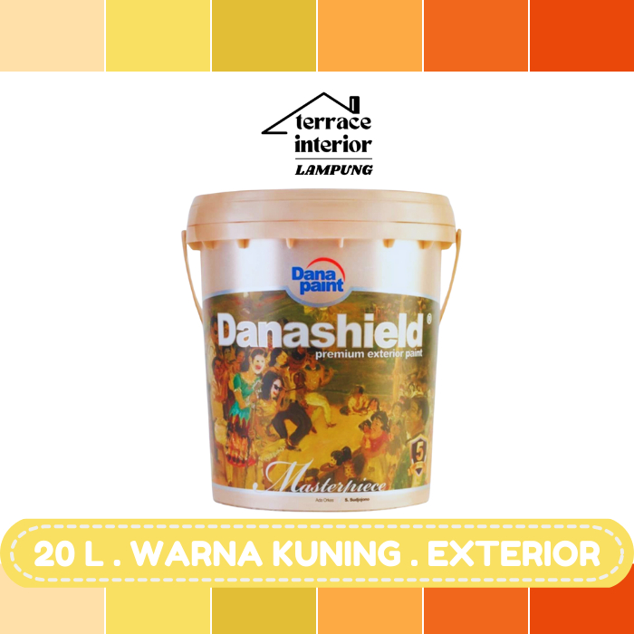 Cat Tembok Exterior Danapaint Danashield Warna Kuning  20 L