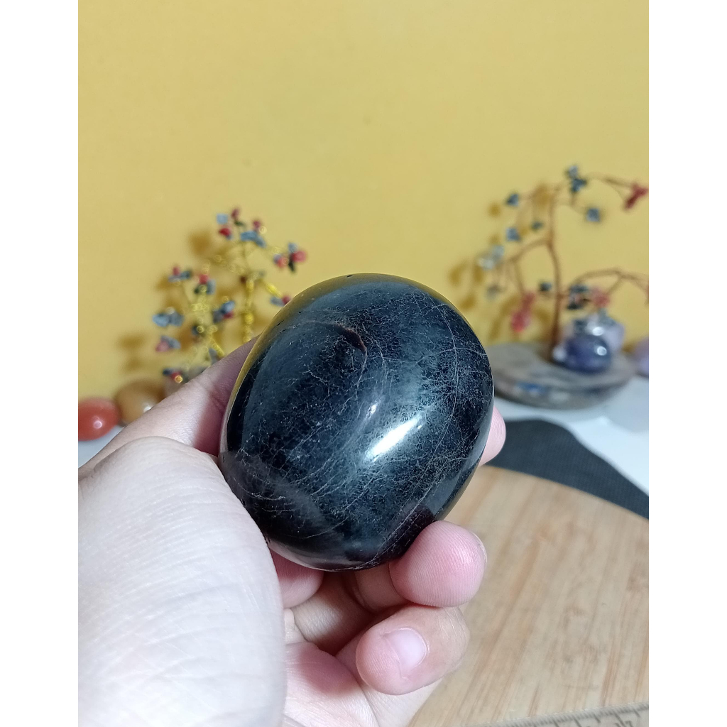 Batu Natural Black Tourmaline palm (5)