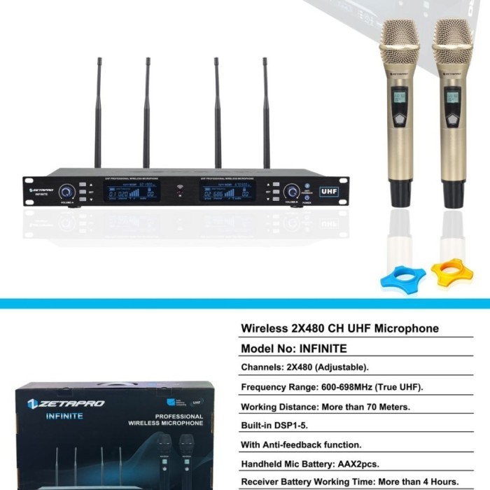 Mic Wireless Zetapro Infinite / Zetapro Infinite / Zetapro Original