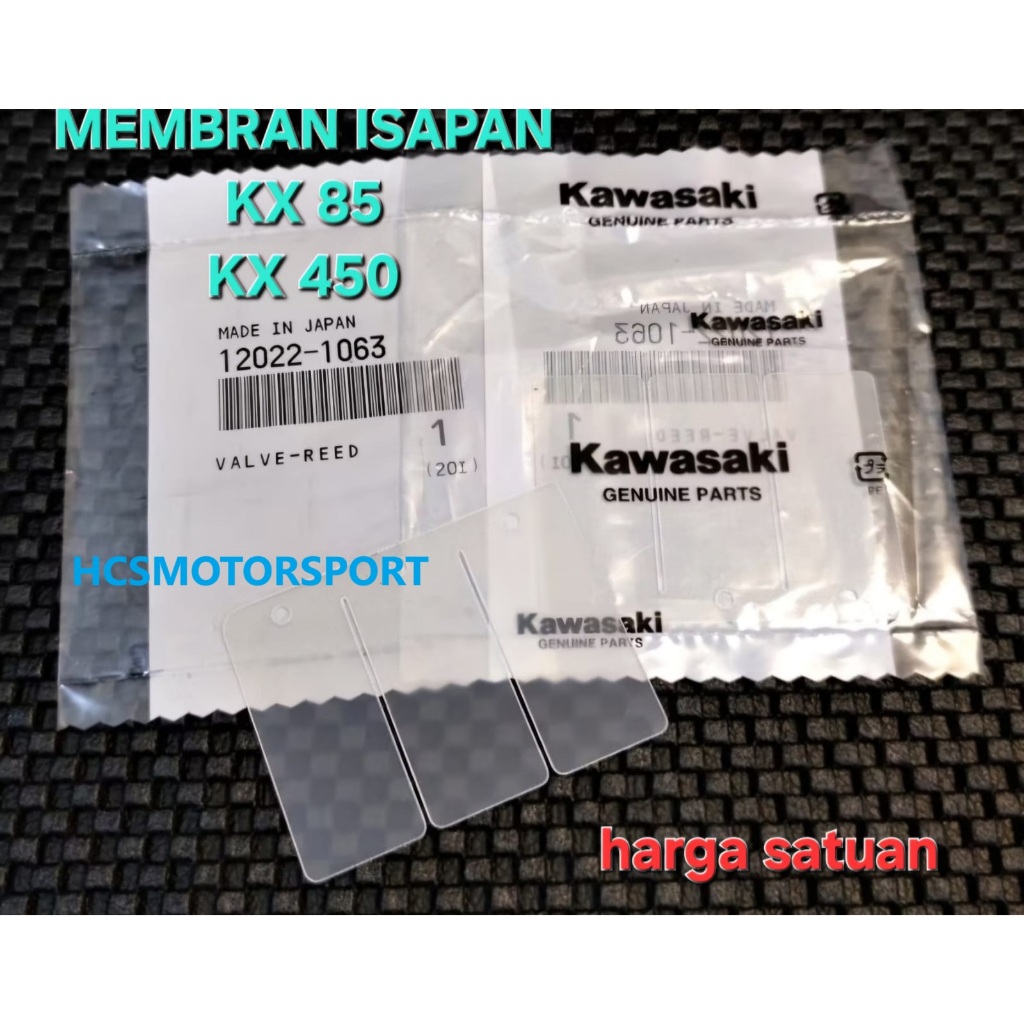 LIDAH MEMBRAN ISAPAN KX 85 KX 450 ORIGINAL ASLI