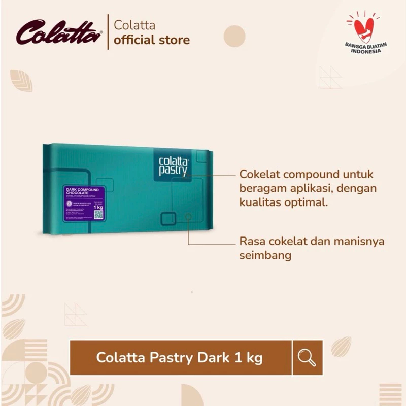 

Colatta Pastry Dark Compound Chocolate