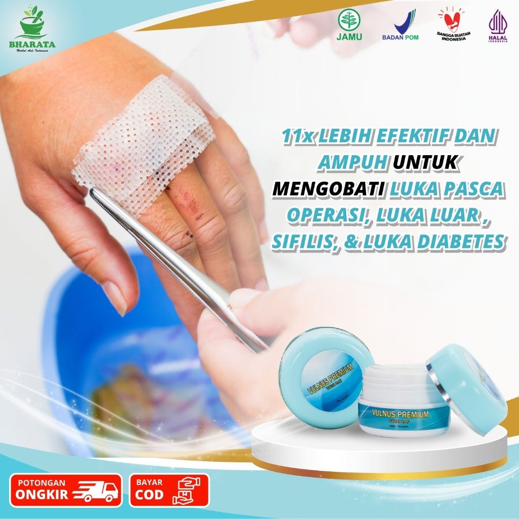 Salep Keloid Paling Ampuh | Salep Penghilang Bekas Luka | Salep Luka Bakar | VULNUS PREMIUM BHARATA