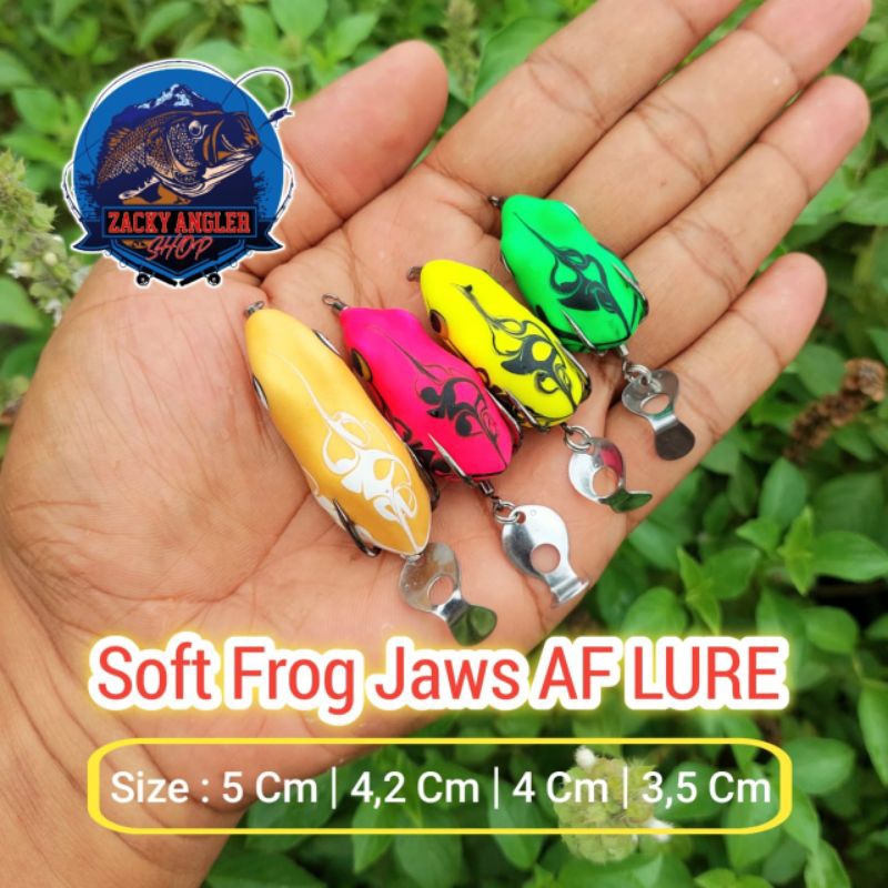 Soft Frog Rasa Jaws AF Lure Umpan Casting Gabus Berisik