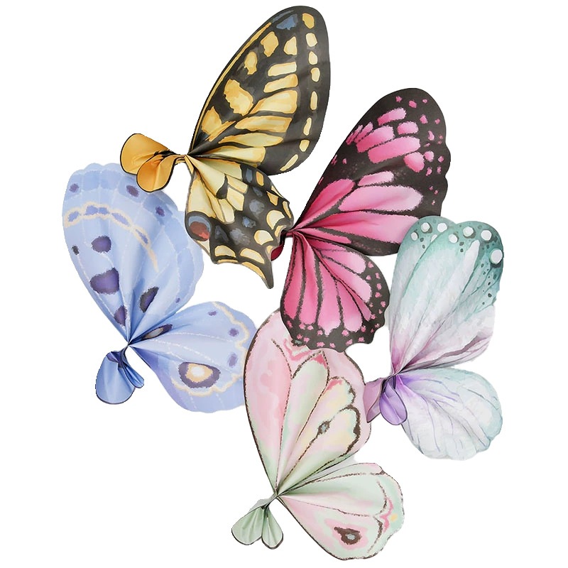 

Cellophane butterfly wings colorfull (10 SET) / wrapping flowers bentuk kupu-kupu