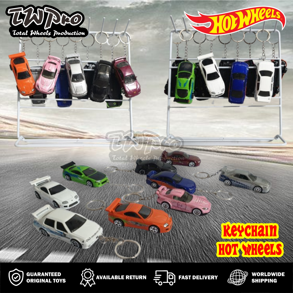 Gantungan Kunci Hot Wheels Fast and Furious - Suki - Ferrari - Toyota - Porsche - R34 - Ecllipse - H