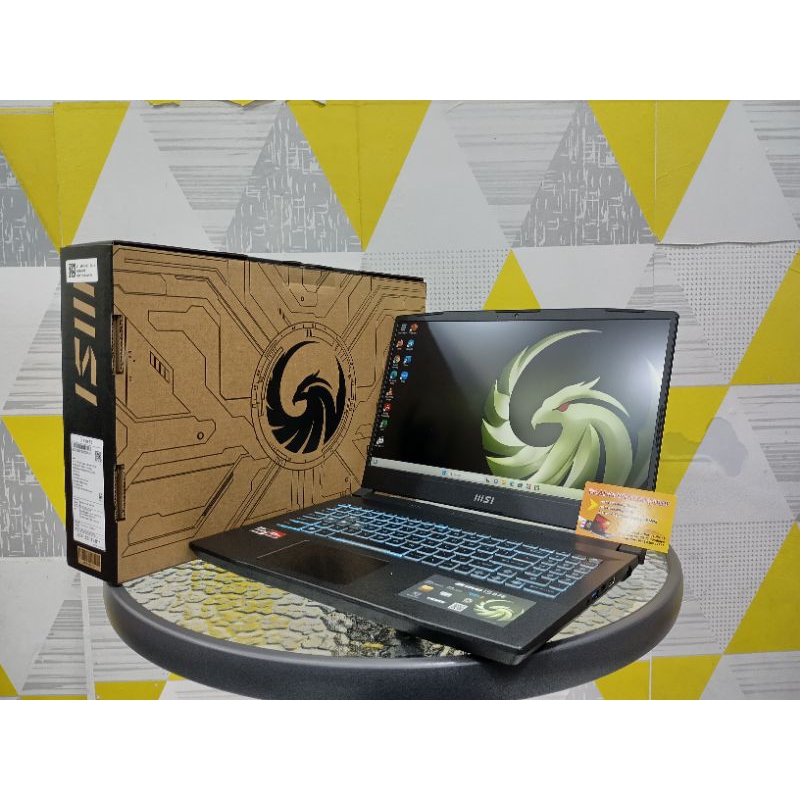 LAPTOP MSI BRAVO 15 B7ED-014ID LIKE NEW FULLSET SIAP PAKAI