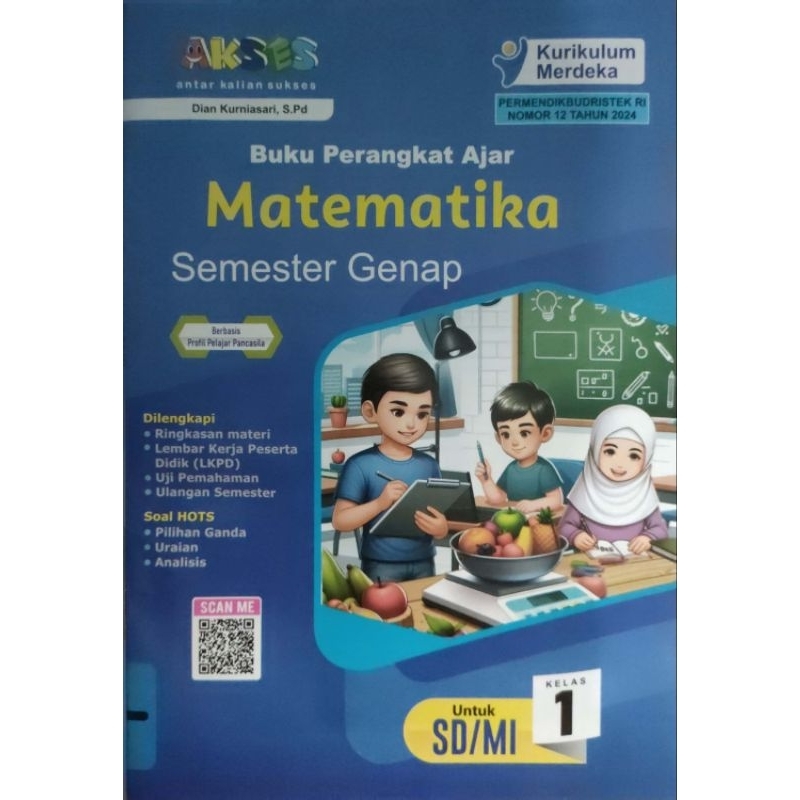 LKS MATEMATIKA KELAS 1 SD SEMESTER 2