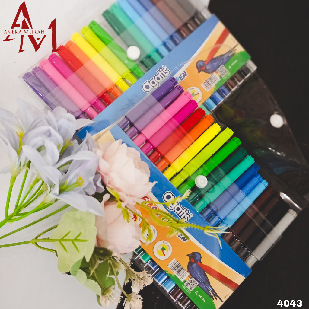 

PEWARNA SPIDOL AGATIS FIBRE TIP PEN ISI 18 ( 4043 )