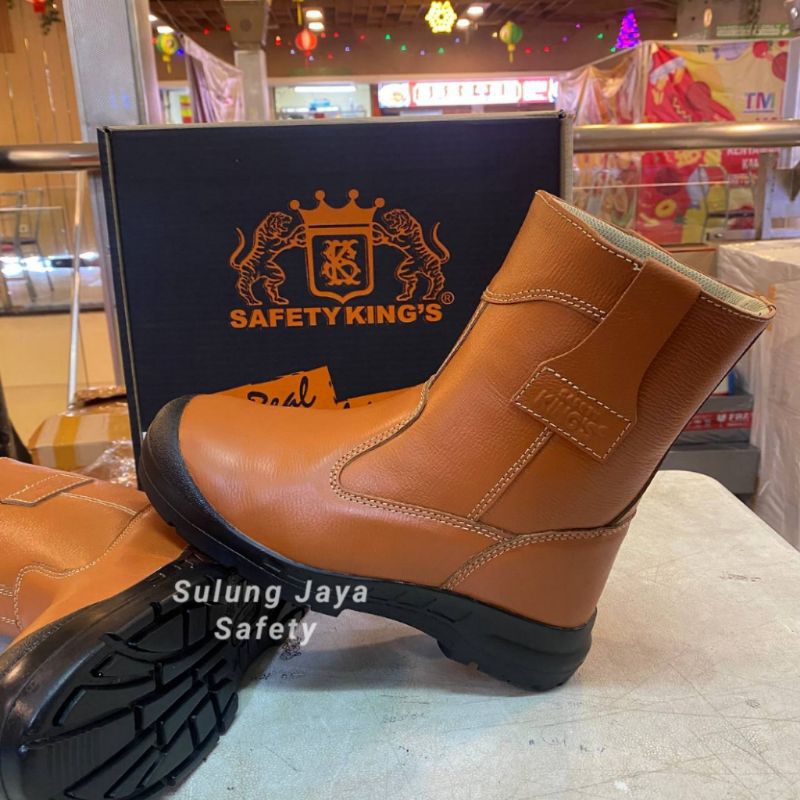 BEST SELLER SEPATU SAFETY KING'S 805 CX (COKLAT) ORIGINAL 100% SAFETY SHOES MODEL BOOTS KESELAMATAN