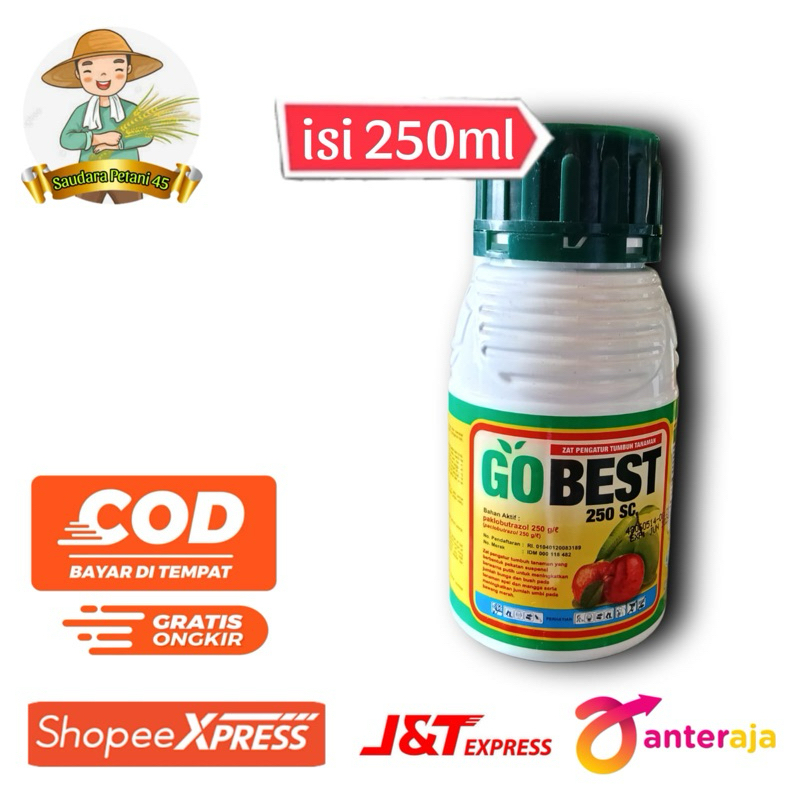 GOBEST 250SC isi 250ml Exp 2029 ( Paclobutrazol 250 g/l )