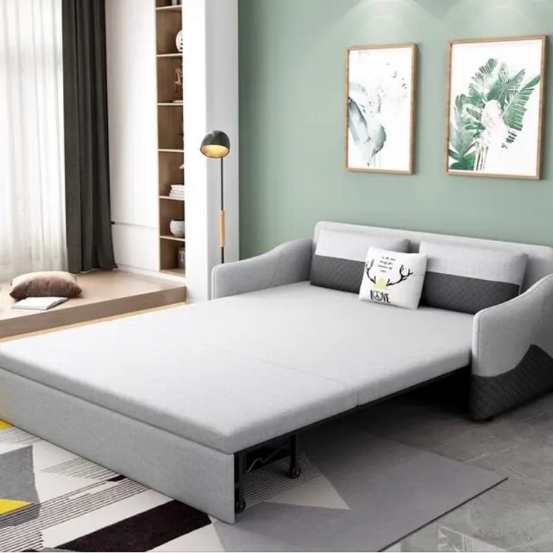 Sofa Bed Multifungsi / Sofa Bed Lipat 2 Sheater Super Modern / Sofa Bed Tarik