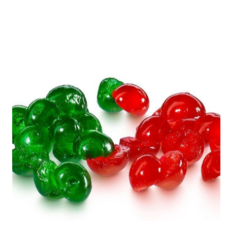 

GREEN Cherry Ceri Hijau Potong Topping Cake Black Forest isi 20