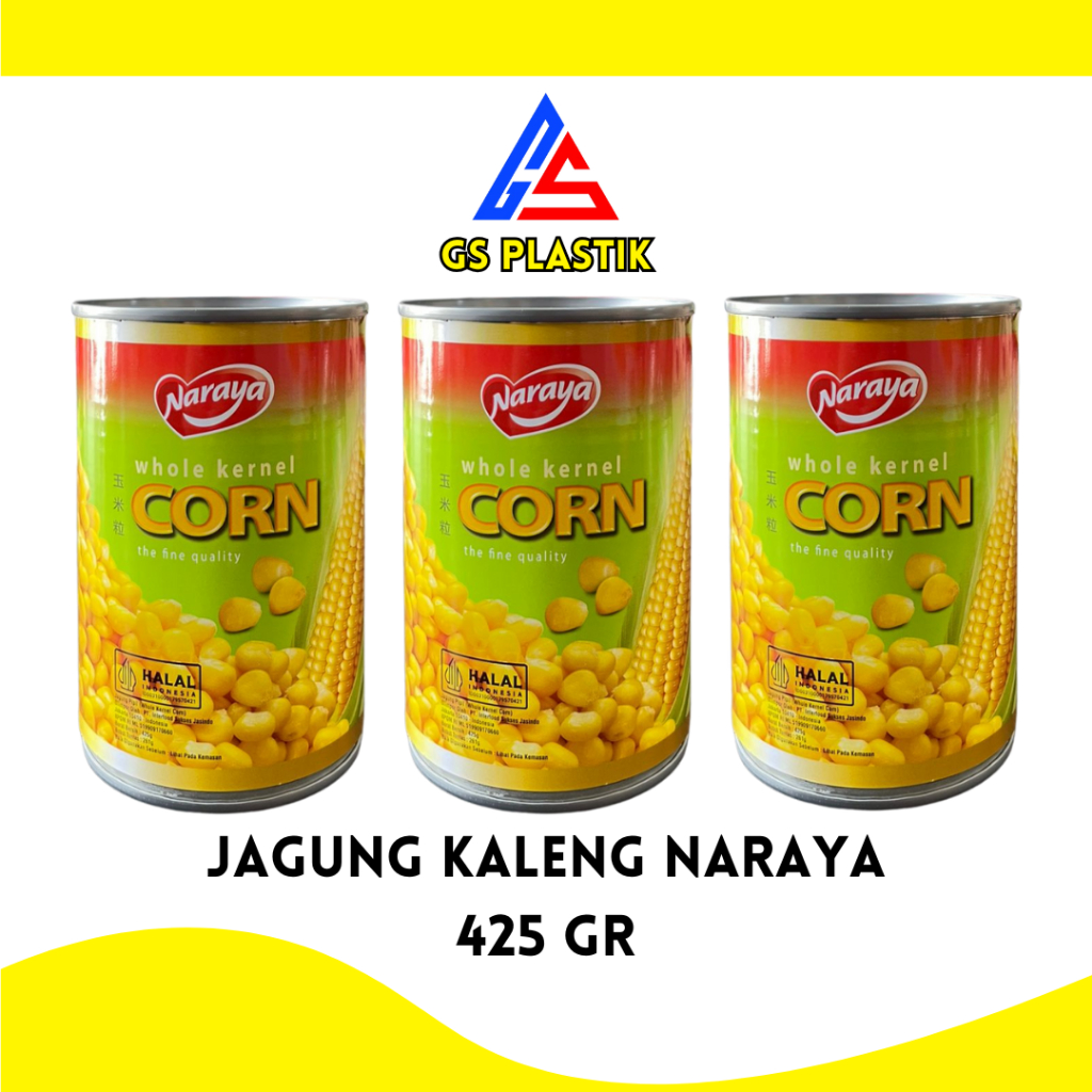 

Jagung Kaleng Naraya 425 gr Whole Kernel Corn Jagung Manis Kalengan