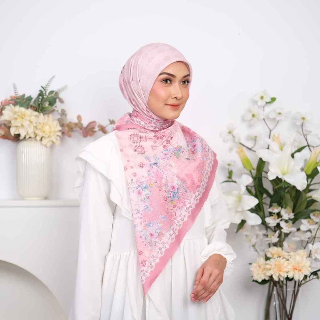 Kayla Series - Pink | Hijab Voal Square