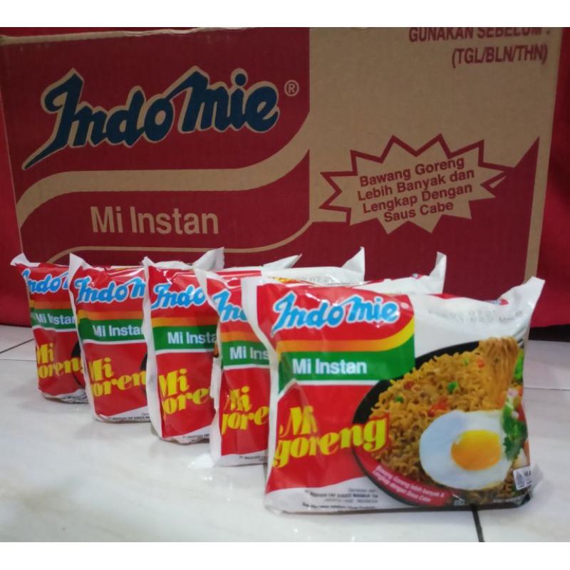 

Indomie goreng mie instan mi goreng paket hemat isi 5 pcs