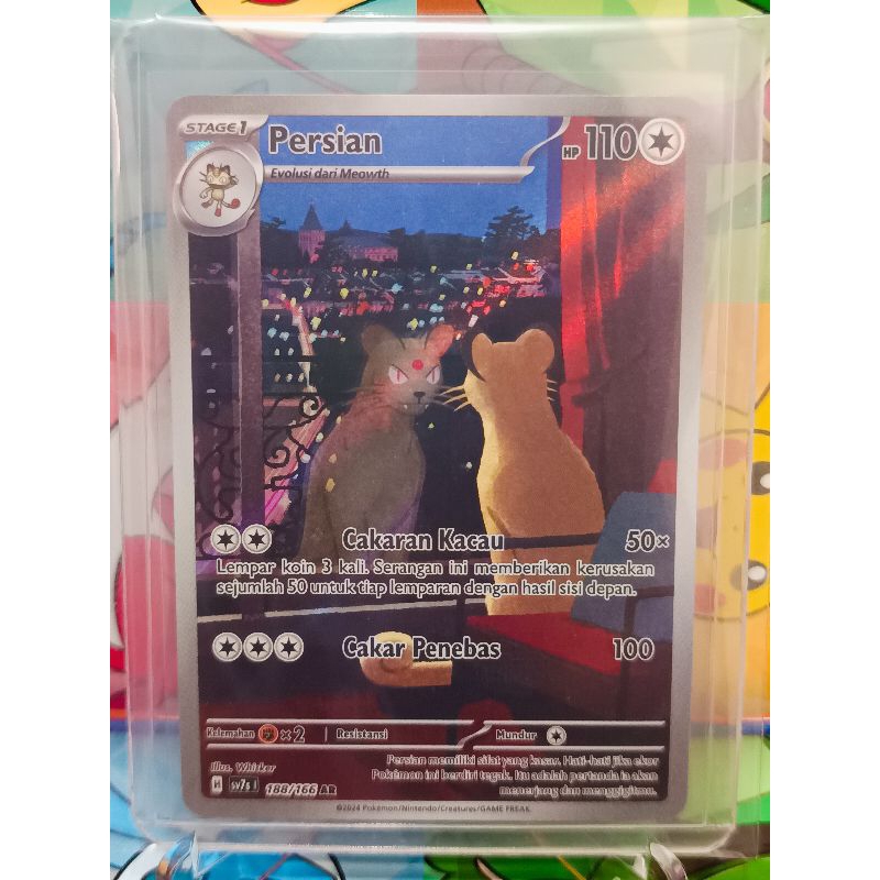 Kartu Pokemon (ID) Persian 188/166 AR