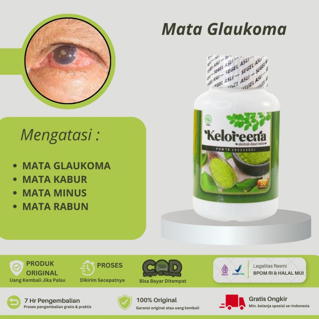 Keloreena - Mata Glaukoma, Mata Berlemak, Mata Minus, Cegah Katarak & Mata Iritasi