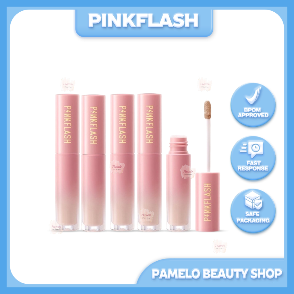 ❤️ Pamelo ❤️ PINKFLASH OhMyBreath Liquid Concealer - Breathable Longlasting Full Coverage PF-F04