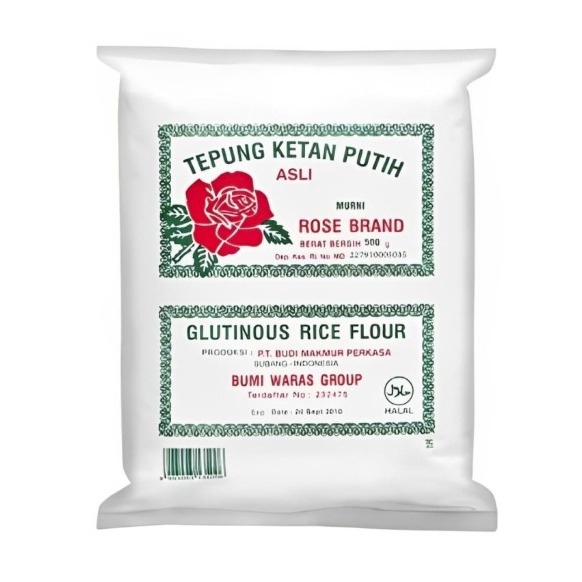 

Tepung KETAN Putih Rose Brand 500gr