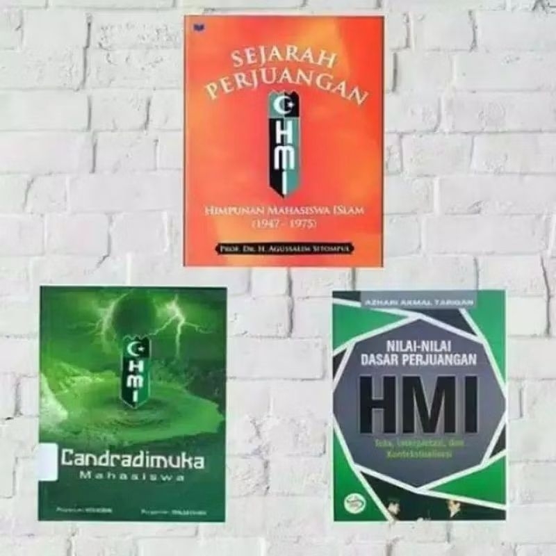 Paket 3 Buku HMI Sejarah Perjuangan HMI, HMI Candradimuka