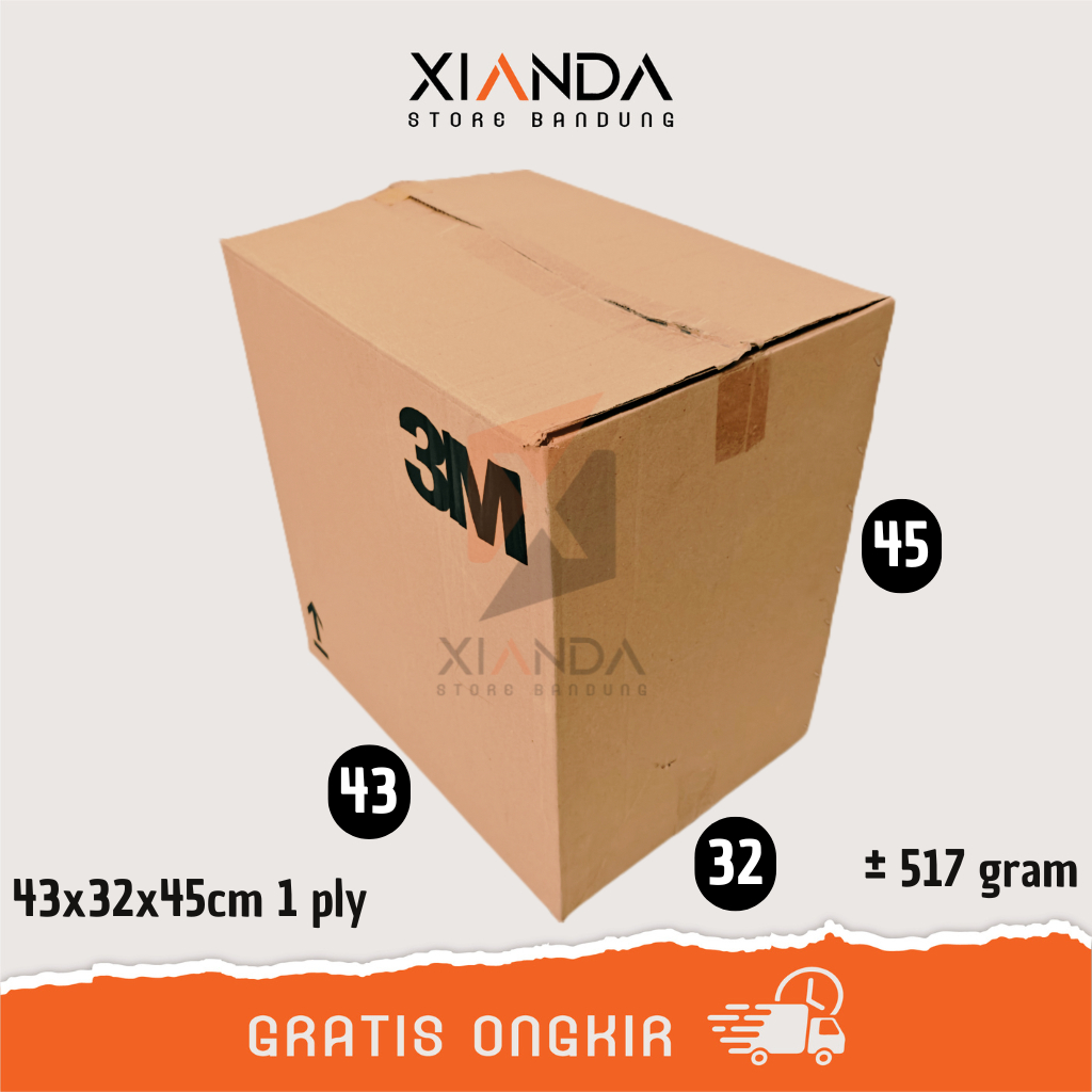 

KARDUS BEKAS 43x32x45 1 LAYER 517 GRAM | PACKING DUS PINDAHAN BOX PACKAGING KEMASAN UKURAN BESAR KECIL LEMBARAN CM CENTIMETER TEBAL TIPIS KILOAN KOTAK POLOS KUAT JUMBO GROSIR SATU DUA PLY DOUBLE LAPIS KARTON KIRIM BARANG MURAH TERJANGKAU