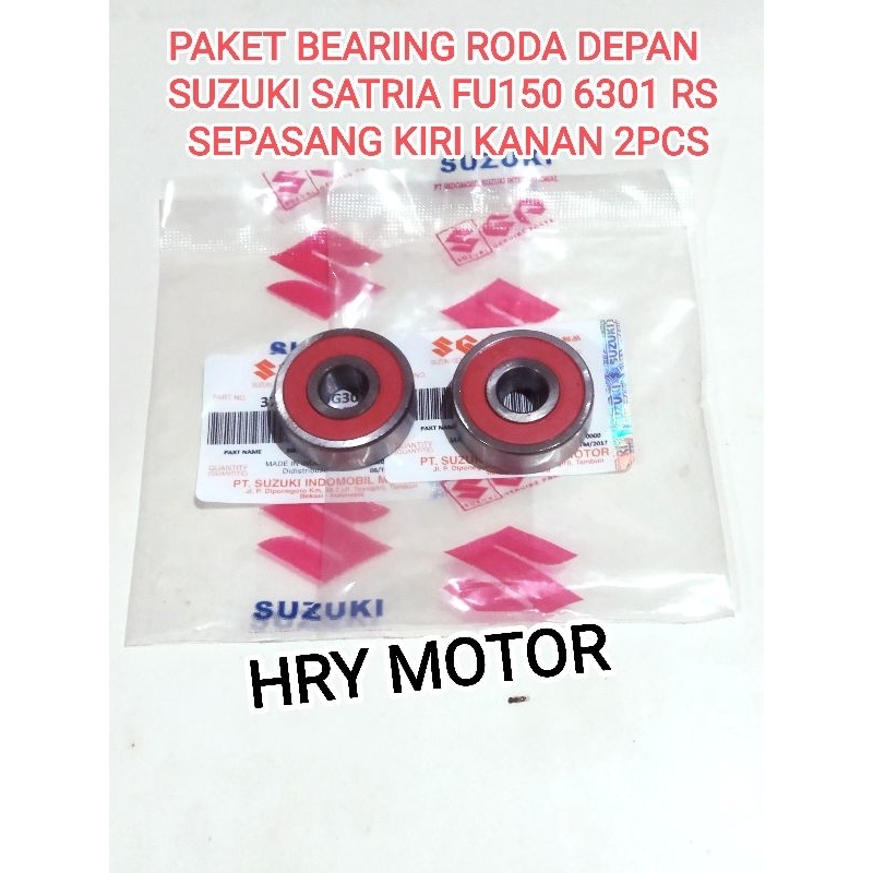 Bearing Roda Laher Depan Sepasang kiri kanan  6301 RS Suzuki Satria Fu 150 Old Satria Fu 150 New Inj