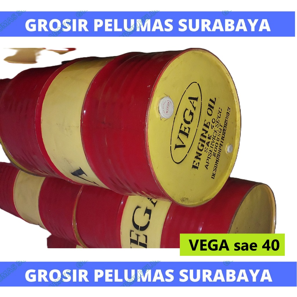 DRUM murah Oli Mesin sae 40 VEGA 40 api SF/CC Oli VEGA sae 40 Diesel Bensin