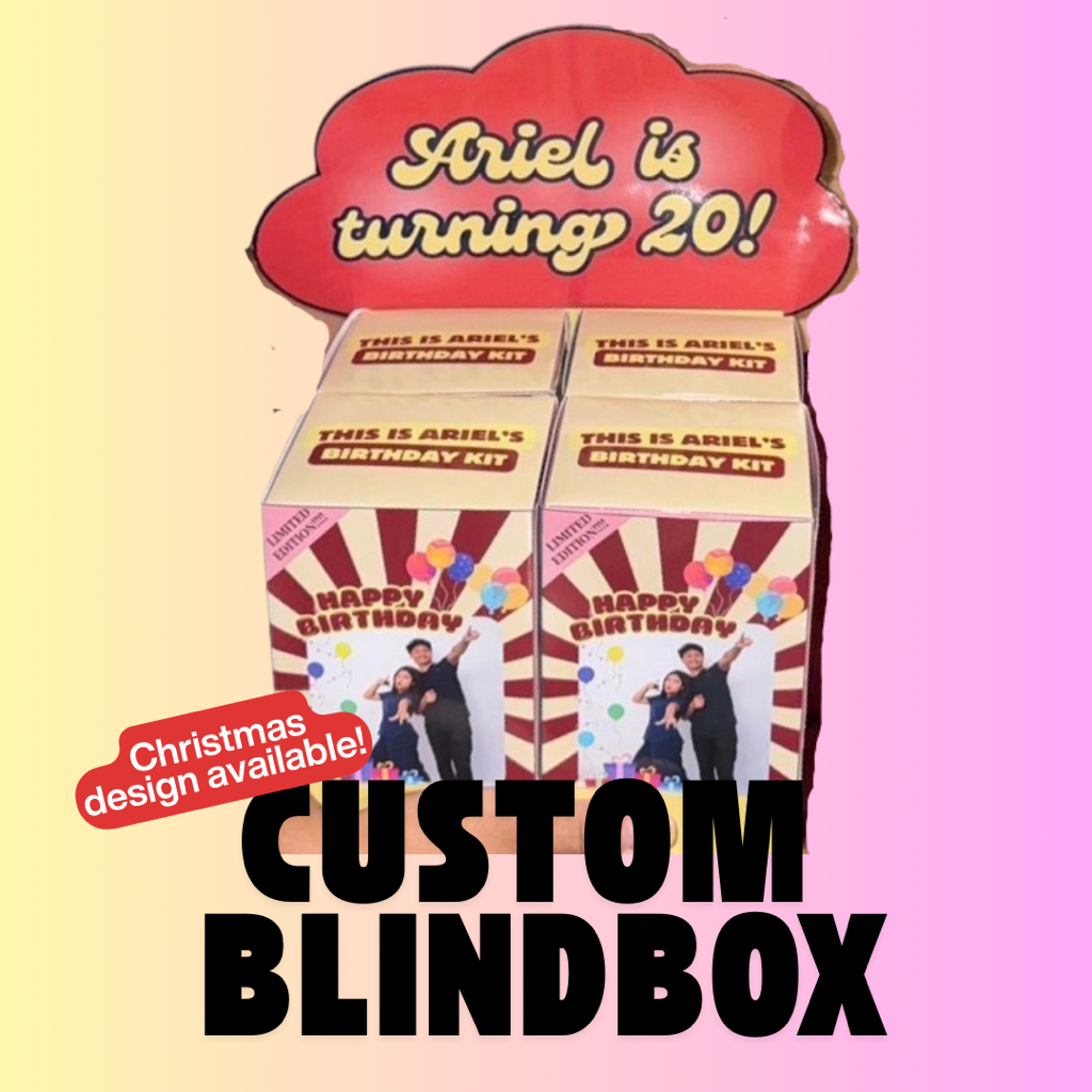 VALENTINE DESIGN BARU CUSTOM BLIND BOX (ADA DESIGN NATAL) - Birthday, Anniversary, Graduation, Sweet