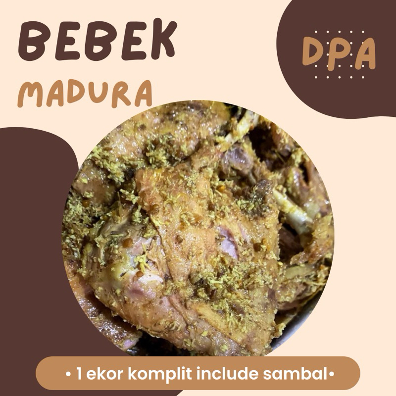 

DPA Bebek ungkep 1 ekor termasuk sambal