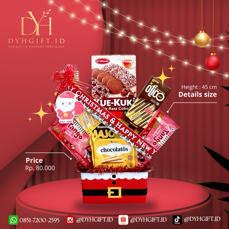 

PARCEL NATAL TYPE A • HAMPERS SNACK NATAL SIAP KIRIM TANPA PO