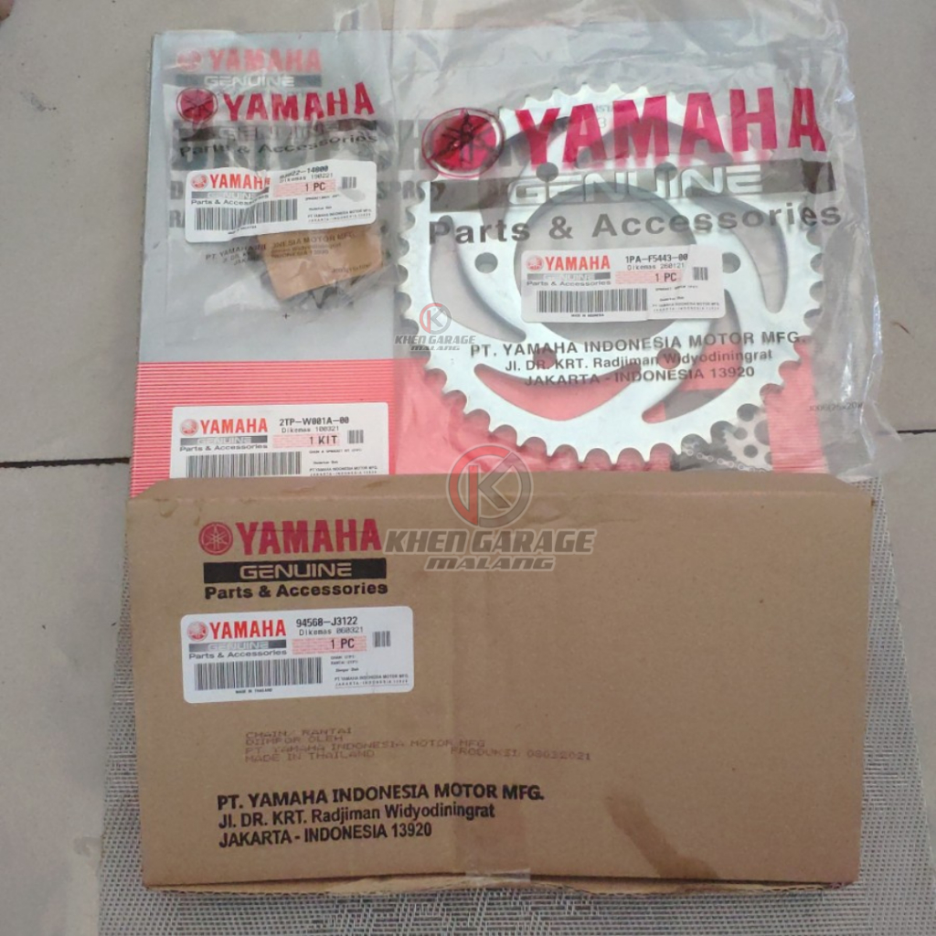 2TP-W001A-00 GIR GEAR SET YAMAHA VIXION NEW ADVANCE NVA 2015-2016 ASLI ORIGINAL YAMAHA