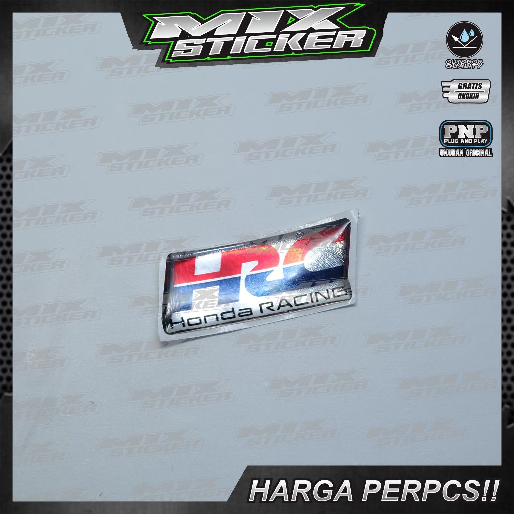 emblem timbul HRC / sticker timbul hrc / sticker 3d hrc ////