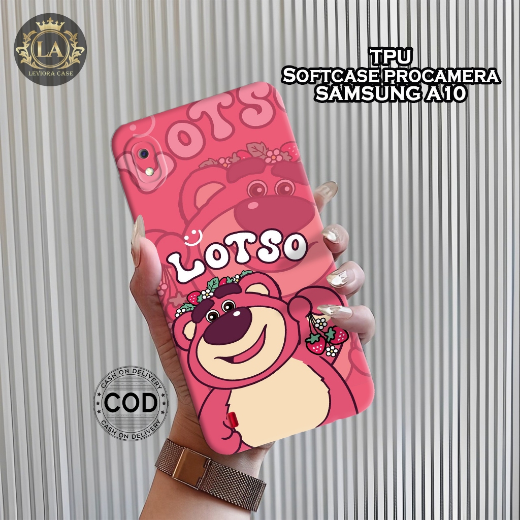 Case Samsung Galaxy A10 Terbaru - Fashion Case Lotso - Softcase Samsung A10 - Case Pro Camera - Casi