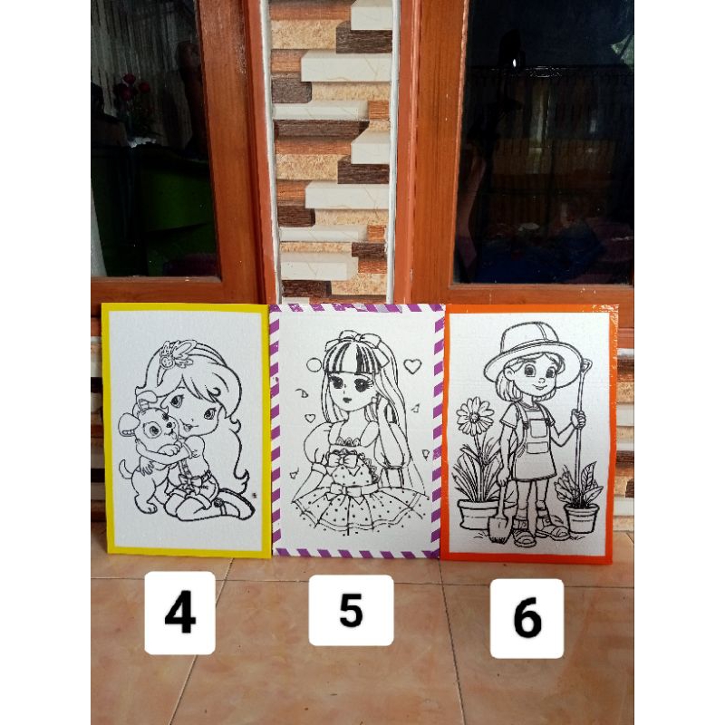 

PAKET STYROFOAM LUKIS ANAK 50PCS UKURAN JUMBO 33X50X1CM FULL LIST LAKBAN