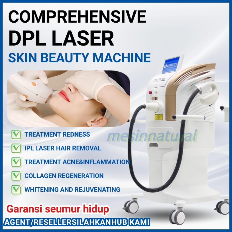 Peralatan kecantikan laser IPL laser hair removal Ipl Skin Rejuvenation m22 ipl hair removal machine