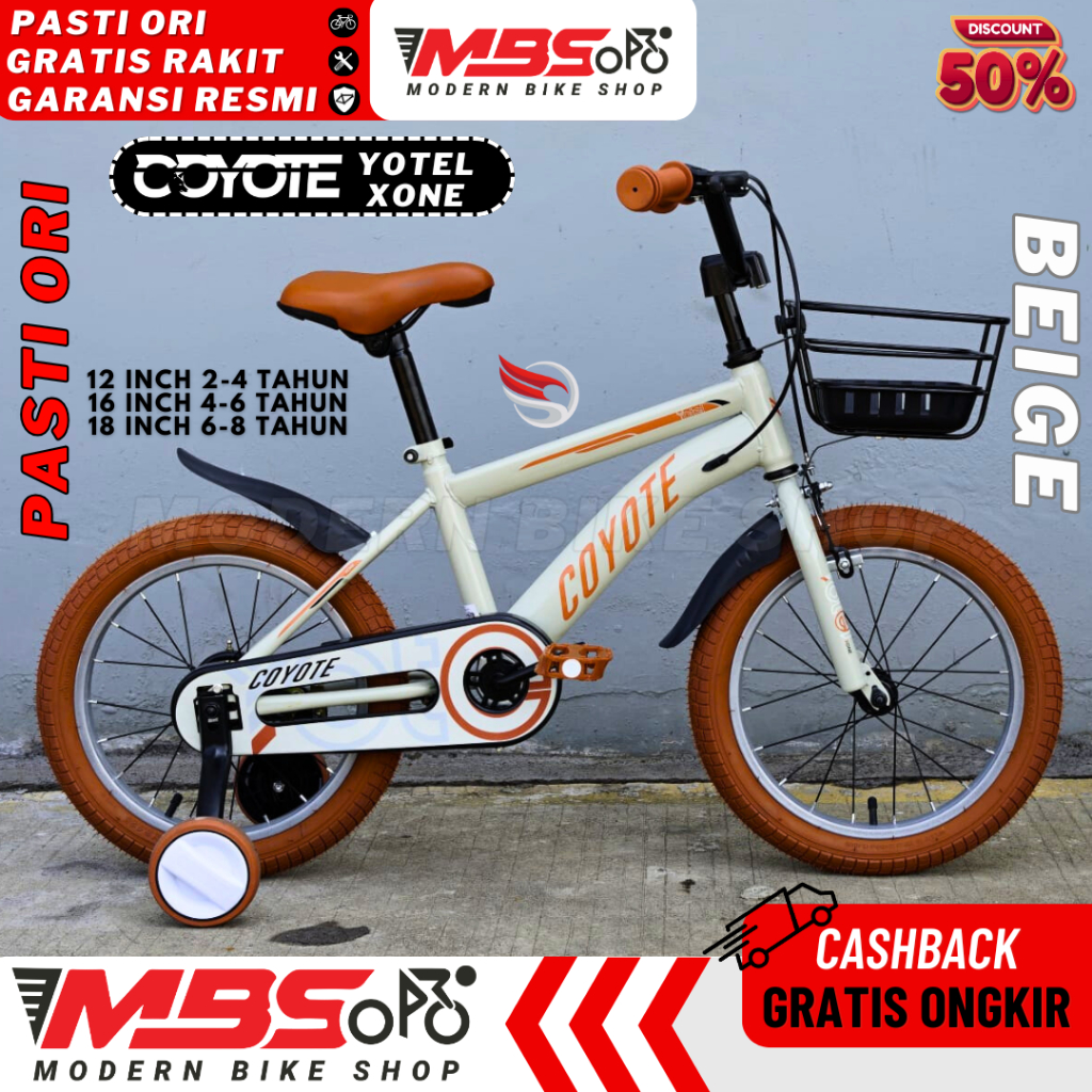 Clarion 8505 Sepeda Anak Keranjang Laki BMX Perempuan 16 18 inch Pacific