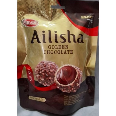 

Mr. Sif Ailisha Golden Chocolate Kemasan 80gr - KECIL